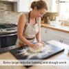 image:imagePlastic Pastry Board 23 x 14 Inch  Bread Dough Pasta Pastries  12 Thick Black HDPP Dishwasher Safe