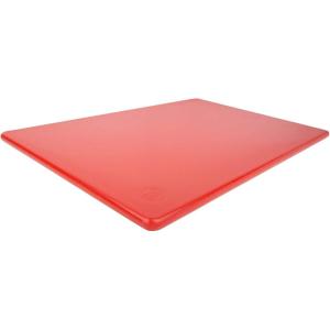image:imageCommercial Grade 18 x 12 Red Cutting Board for Meat  Superior to HDPE Plastic  05 Inch Thick Poly for Food Service Dishwasher SafeRed