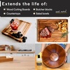 image:imageCutting Board Wax and Conditioner with Food Grade Beeswax  Treat Wood Countertops Butcher Blocks Wooden Utensils and Bowls  Made in USA 12oz