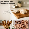 image:imageCutting Board Wax and Conditioner with Food Grade Beeswax  Treat Wood Countertops Butcher Blocks Wooden Utensils and Bowls  Made in USA 12oz