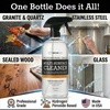 image:imageThirteen Chefs MultiSurface Cleaner for Granite and Quartz Countertop Stainless Steel Appliances Wood Furniture and Tables  32oz Spray Bottle 32oz16 Fl Oz Pack of 1