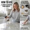 image:imageThirteen Chefs MultiSurface Cleaner for Granite and Quartz Countertop Stainless Steel Appliances Wood Furniture and Tables  32oz Spray Bottle 32oz16 Fl Oz Pack of 1