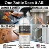 image:imageThirteen Chefs MultiSurface Cleaner for Granite and Quartz Countertop Stainless Steel Appliances Wood Furniture and Tables  32oz Spray Bottle 32oz32 Fl Oz Pack of 1