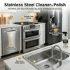 image:imageThirteen Chefs Stainless Steel Cleaner and Polish for Fridge Oven Cooktop Kitchen Appliances BBQ and Ranges  16oz16 Fl Oz Pack of 1