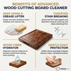 image:imageThirteen Chefs Wood Cutting Board Cleaner  Food Safe Spray for Butcher Blocks and Countertops Spray Soap for Wooden Surfaces 16oz16 Fl Oz Pack of 1