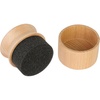 image:imageThirteen Chefs Premium Oil and Wax Applicator for Cutting Boards with Wooden Handle  No Mess Maintenance for Mineral Oil